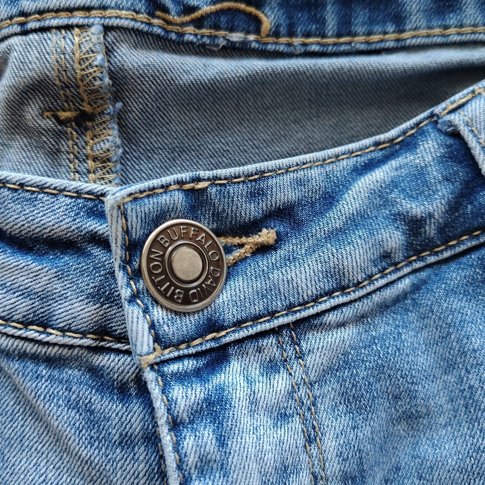 Buffalo David Bitton Light Blue Flare Jeans Womens Size 8 - Picture 6 of 6